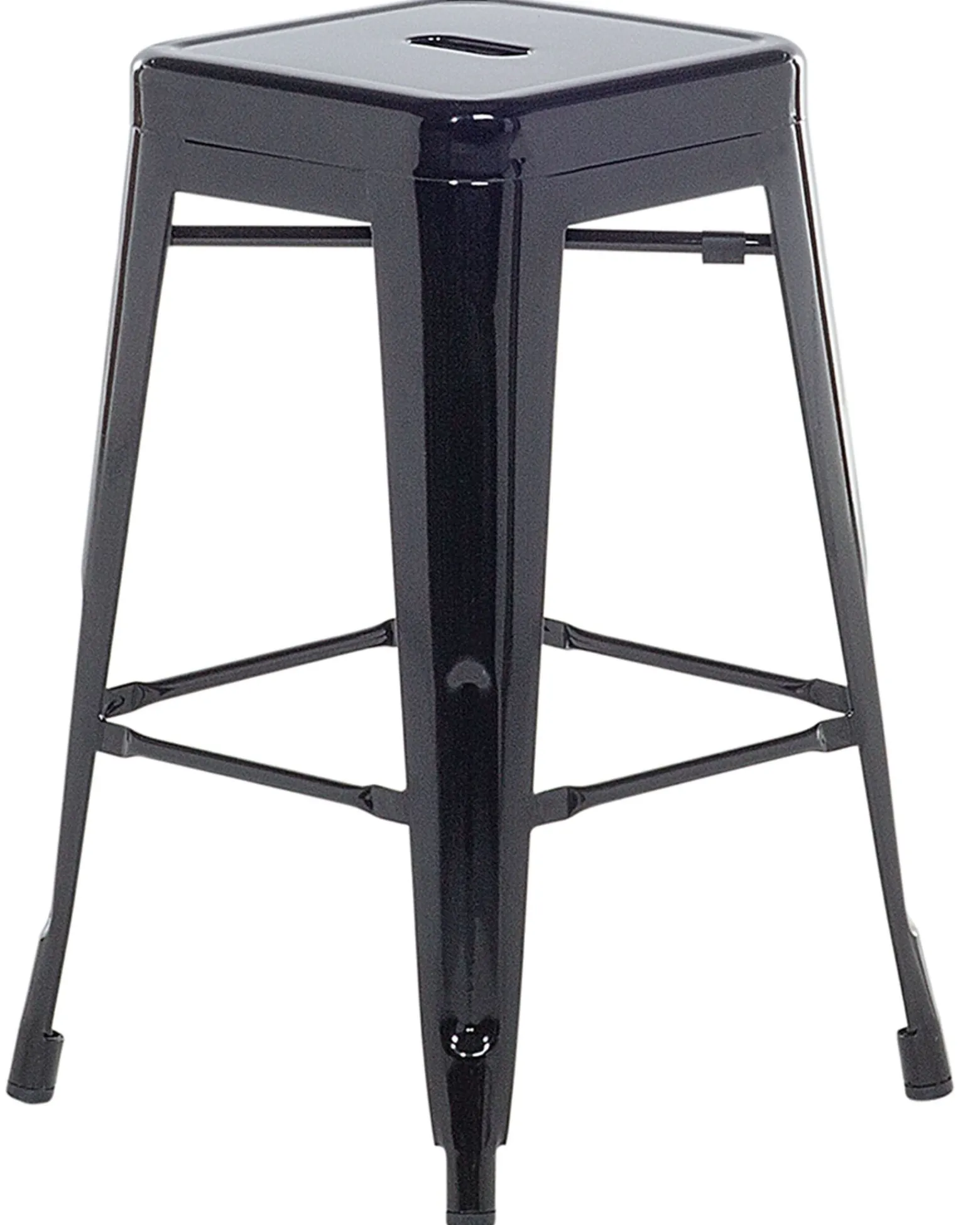 2 stołki barowe 60 cm czarny