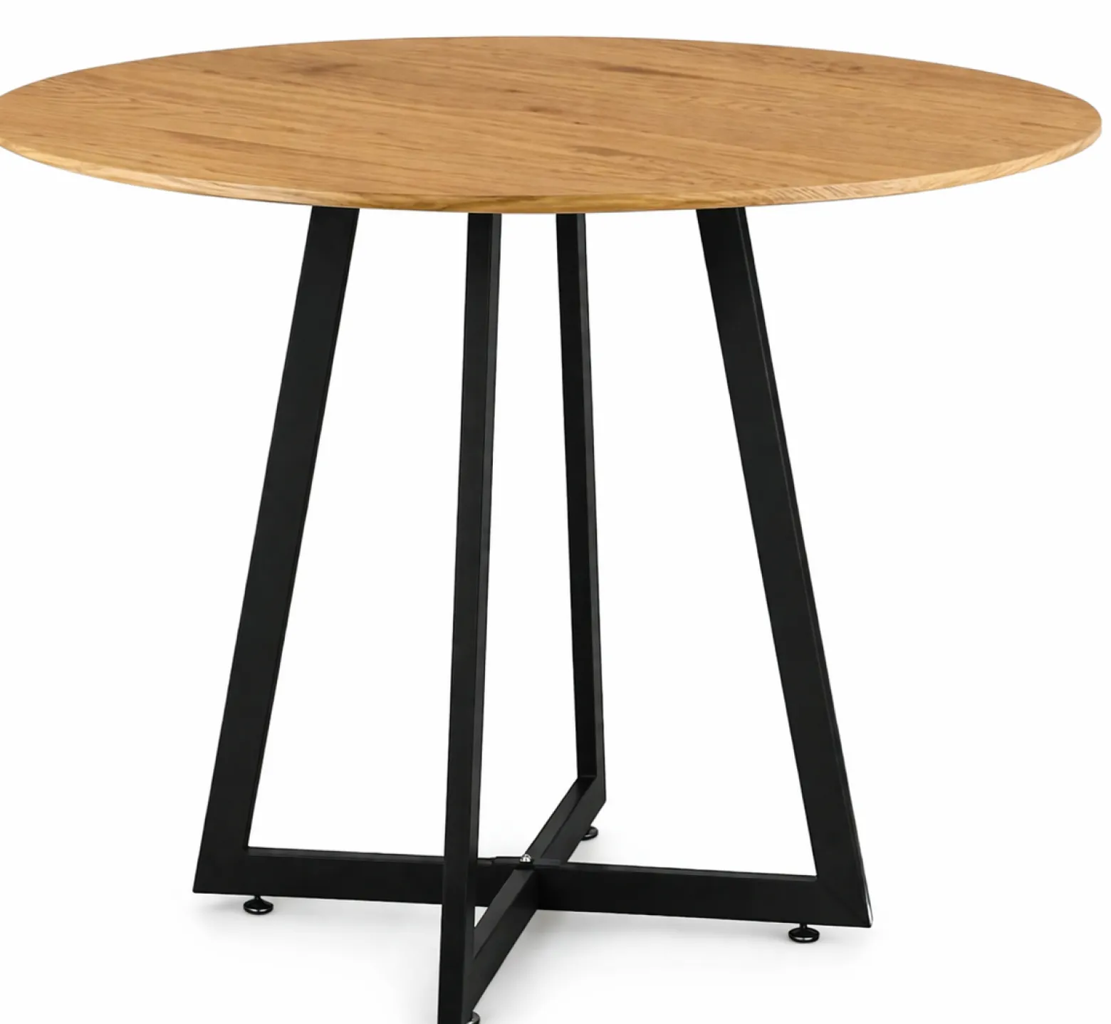 Stół Okrągły Obiadowy Skandynawski Loft 80x74cm Do Salonu Jadalni K041