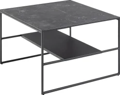 Stolik Bolland Black Marble 70x70 cm