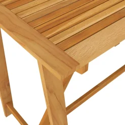 Stolik barowy Brąz 140 x 70 x 104 cm Drewno vidaXL