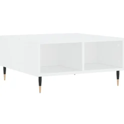 Stolik Kawowy Ława Stół Biały 60x60x30 Przegrody Do Salonu Do Pokoju