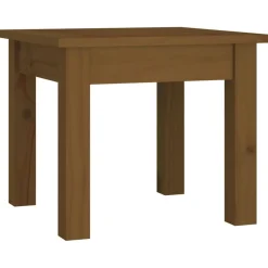 Stolik Kawowy Ława Stół Brązowy Drewniany 35x35x30 Do Salonu Do Pokoju