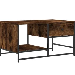 Stolik Kawowy Ława Stół Brązowy 85.5x51x45 Do Salonu Do Pokoju