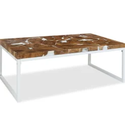 Stolik Kawowy Ława Stół Drewniany 110x60x40 Do Salonu Do Pokoju