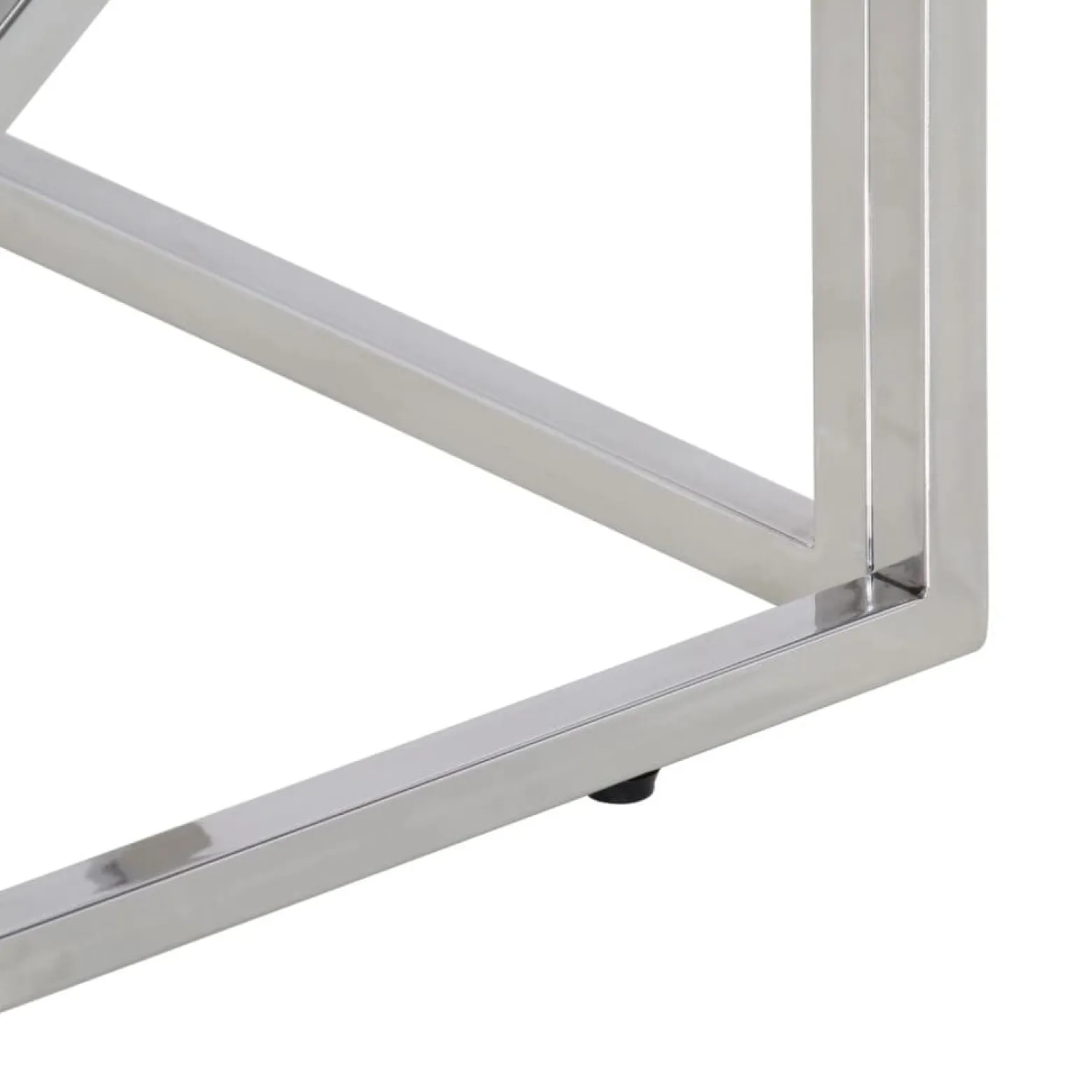 Stolik Kawowy Ława Stół Srebrny 110x45x45 Do Salonu Do Pokoju