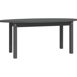 Stolik Kawowy Ława Stół Szary Drewniany 110x55x45 Do Salonu Do Pokoju