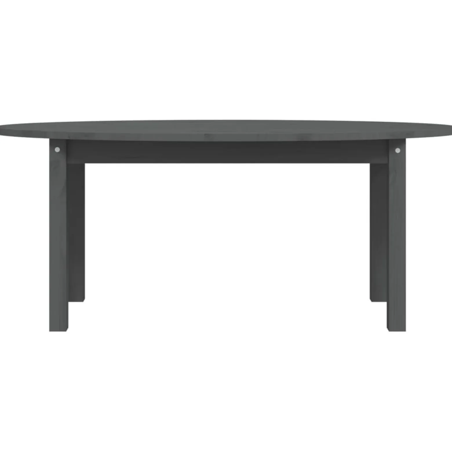 Stolik Kawowy Ława Stół Szary Drewniany 110x55x45 Do Salonu Do Pokoju