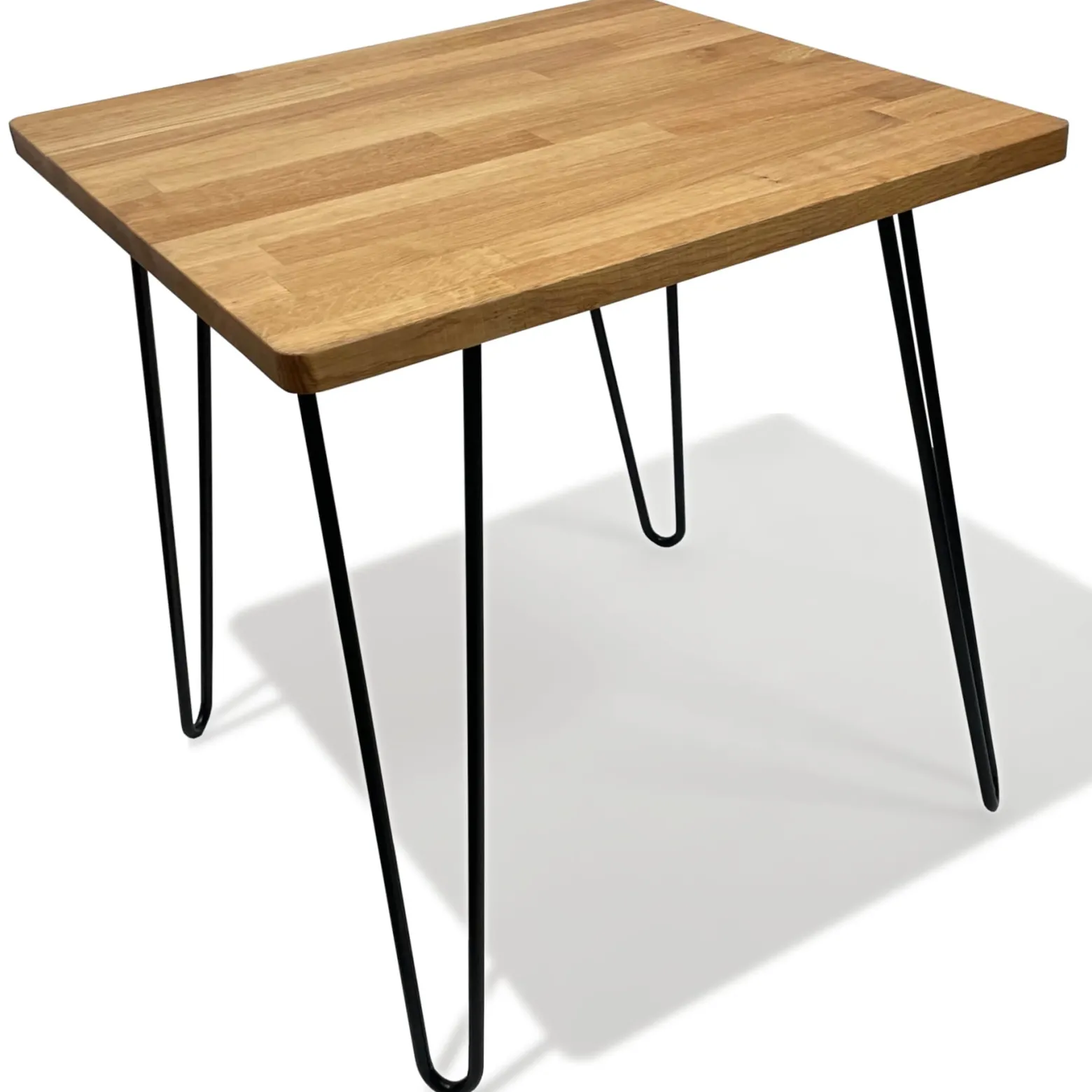 Stolik kawowy Tavolo dębowy LOFT 50x50cm