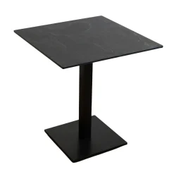 Stolik na balkon wodoodporny HPL 12mm 65x65cm Black