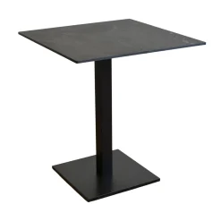 Stolik na balkon wodoodporny HPL 12mm 65x65cm Black