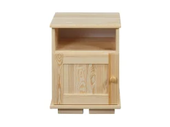 Stolik nocny MODERN III, kolor sosnowy, drzwi lewostronne
