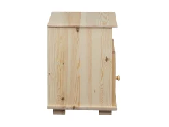 Stolik nocny MODERN III, kolor sosnowy, drzwi lewostronne