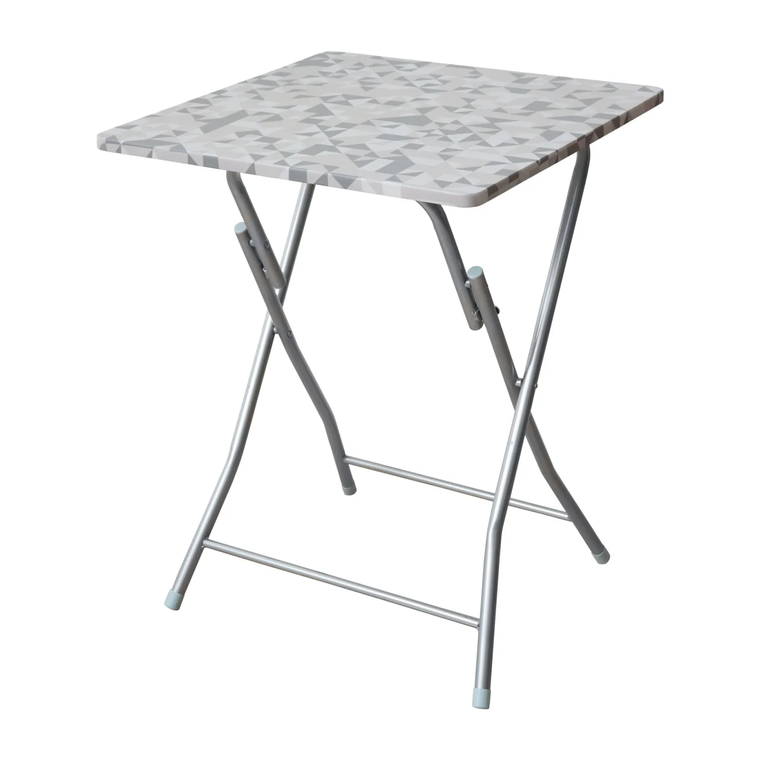 Stolik turystyczny Flower Silver 60 x 60 cm PATIO
