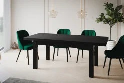 Stół rozkładany CLASSIC 120/160X80 Czarny