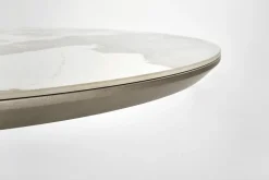 Stół rozkładany ROBINSON 160(200)x90 beżowy marmur/cappuccin