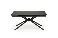 Stół rozkładany VITORINO 160(220)x90 czarny marmur