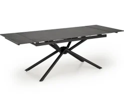 Stół rozkładany VITORINO 160(220)x90 czarny marmur