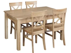 Stół rozkładany 140/205x90 z drewna MADURA, kolor dębowy