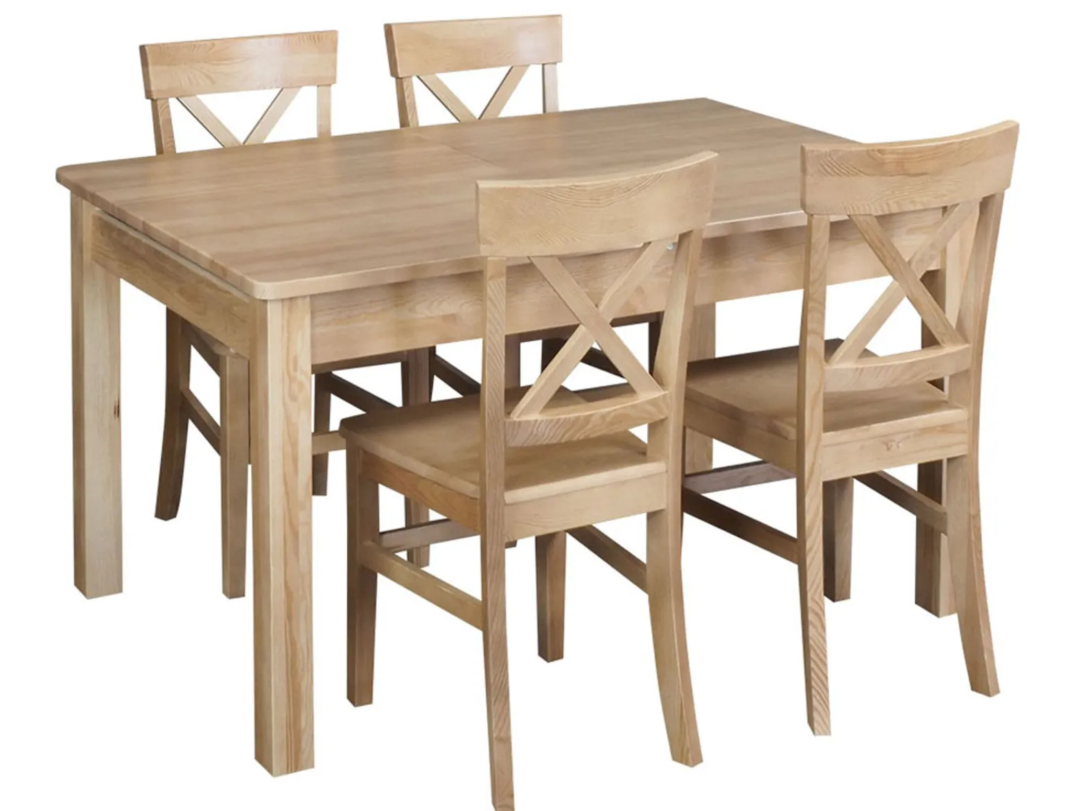 Stół rozkładany 140/205x90 z drewna MADURA, kolor dębowy
