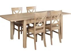 Stół rozkładany 140/205x90 z drewna MADURA, kolor dębowy