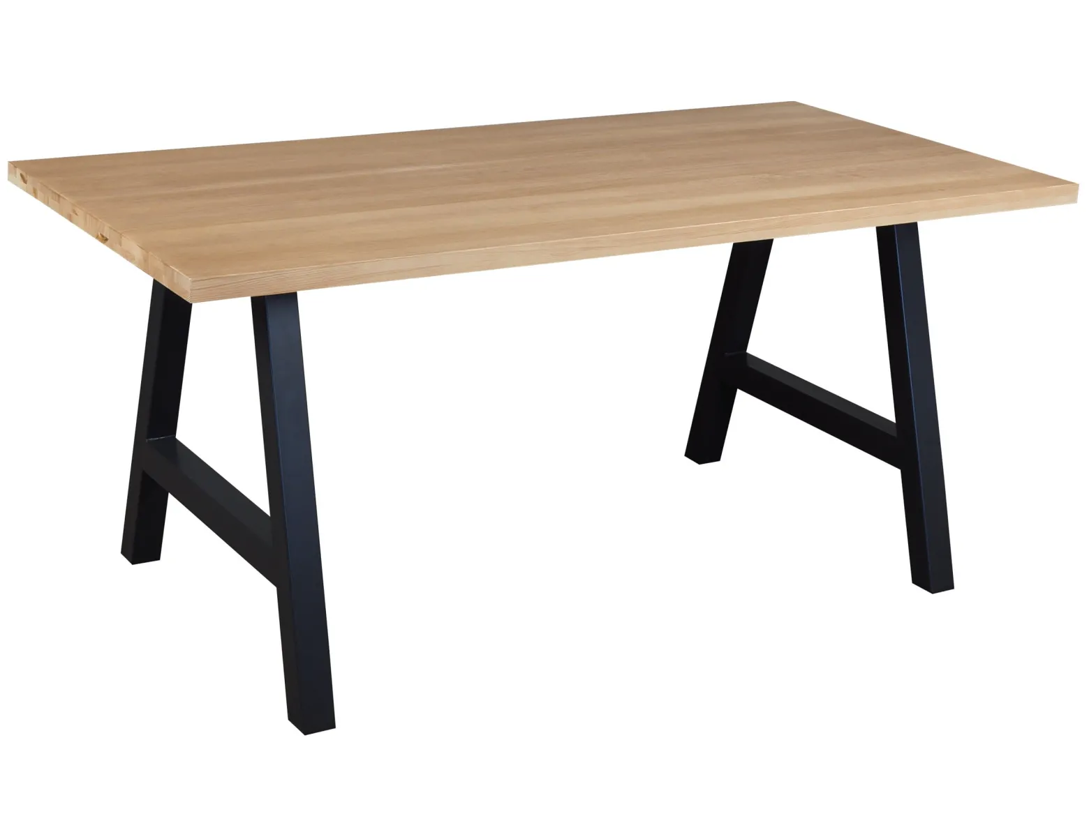 Stół 140x90 drewno z metalem Kawola, kolor dębowy