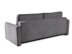 Stylowa pikowana sofa ETNO szara z funkcją spania do salonu