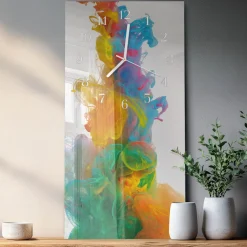Stylowy zegar 30x60 Wzór nowoczesny do salonu