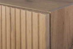 Słupek Łazienkowy 136 cm RYFLE Wiszący FRONT Dąb ZŁOTY Półki