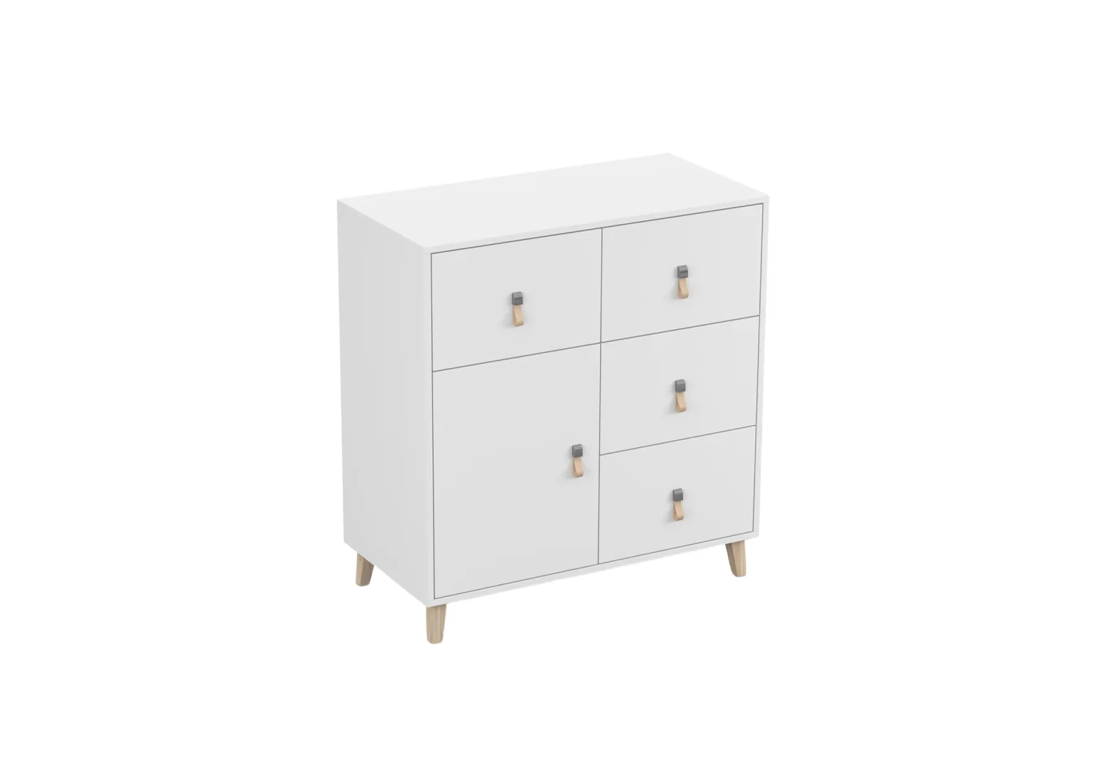 System młodzieżowy dziecięcy Figo 03 komoda 4S1D 90cm