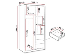Szafa Bali Lux 2D