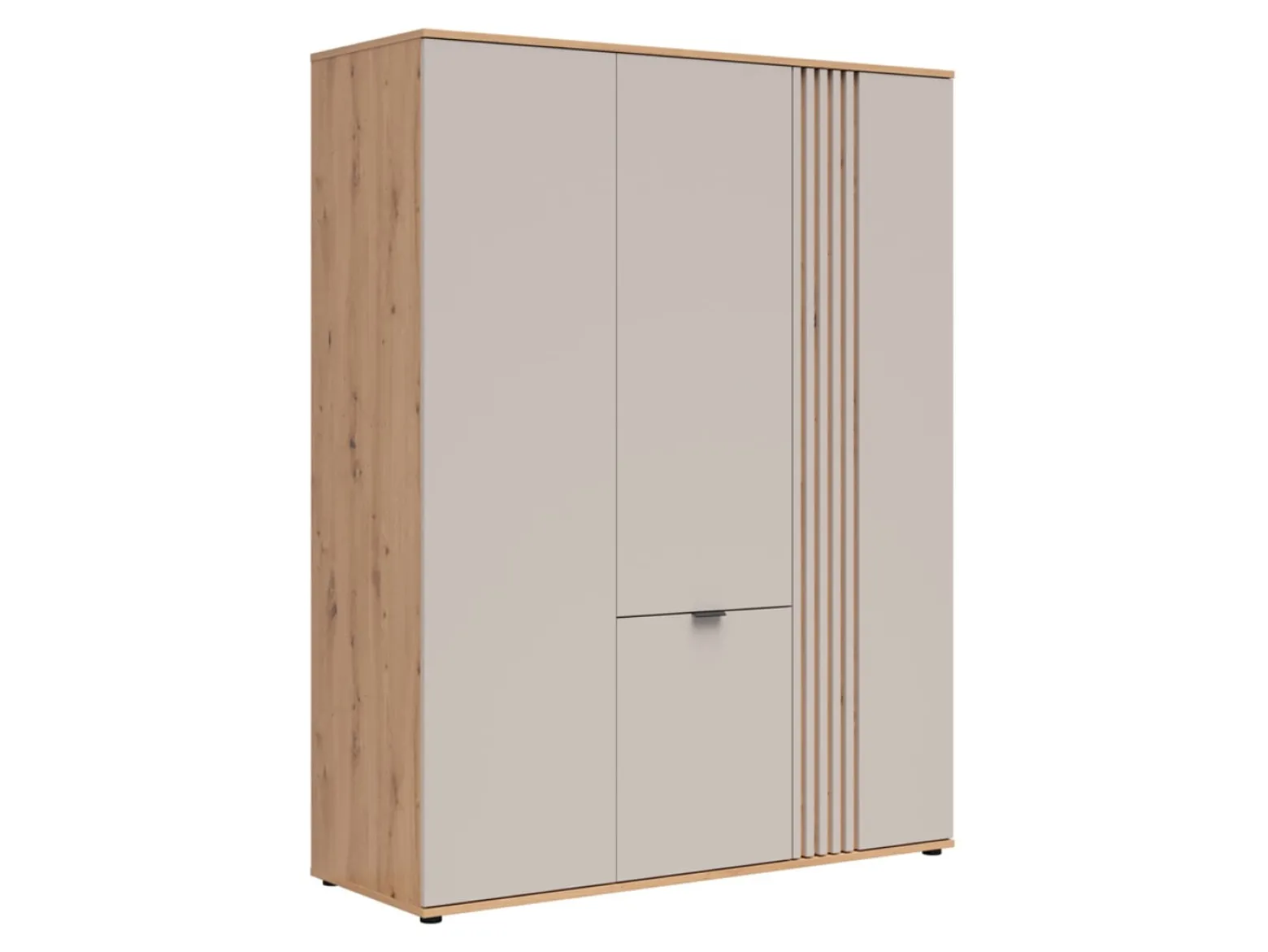 Szafa Brevas 150 cm z 4 drzwiami dąb artisan/kaszmir