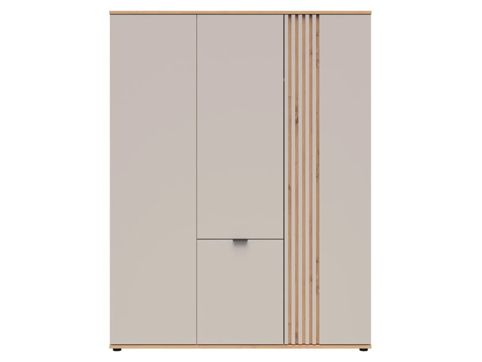Szafa Brevas 150 cm z 4 drzwiami dąb artisan/kaszmir