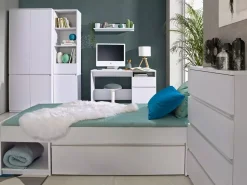 Szafa 45 cm młodzieżowa z półkami ANETT biały