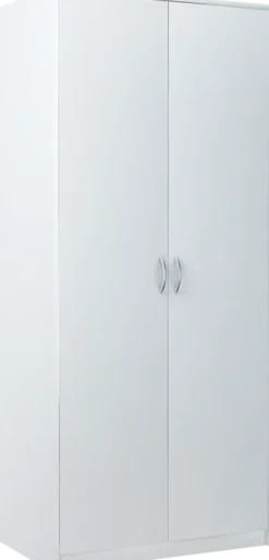 Szafa Dwudrzwiowa SZ04 Biały 193x85x55 cm Bestseller