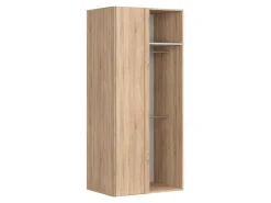 Szafa narożna Flex 97 cm z lustrem dąb sonoma