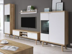 Szafa PRIME 09 dąb riviera / biały