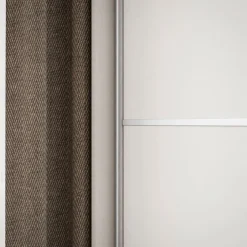 Szafa przesuwna CAMARO II PLUS z lustrem 150 cm biały mat
