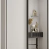 Szafa przesuwna 45 Cannes 3 140 biały+biały+czarny