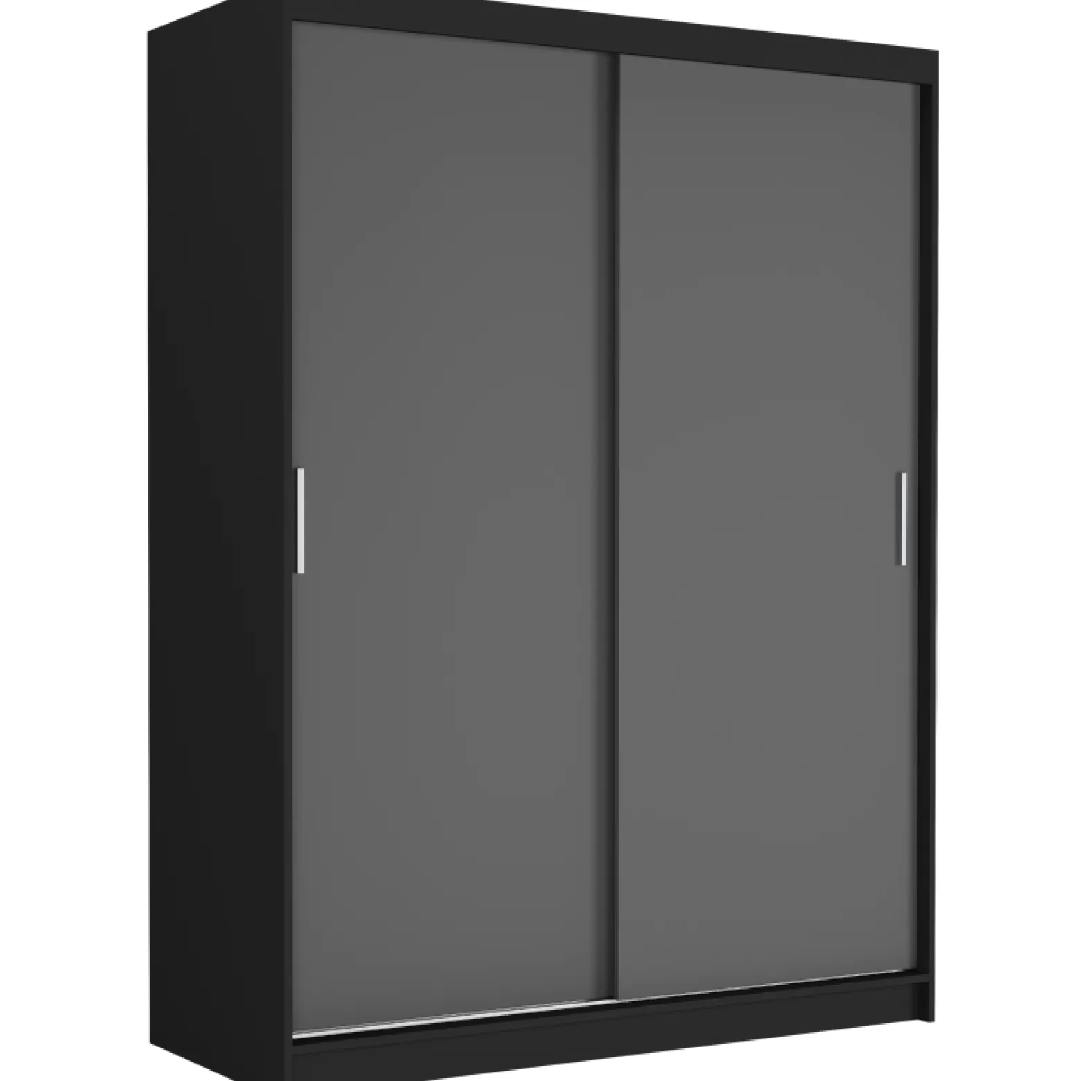 Szafa przesuwna 150 cm 2-drzwi FRAMIRE Rivano III czarny antracyt