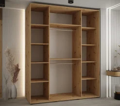 Szafa przesuwna Garderoba LANKO 2 190 gł. 60 artisan/biały