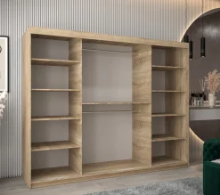 Szafa przesuwna Garderoba Verona 2 250 sonoma + sonoma