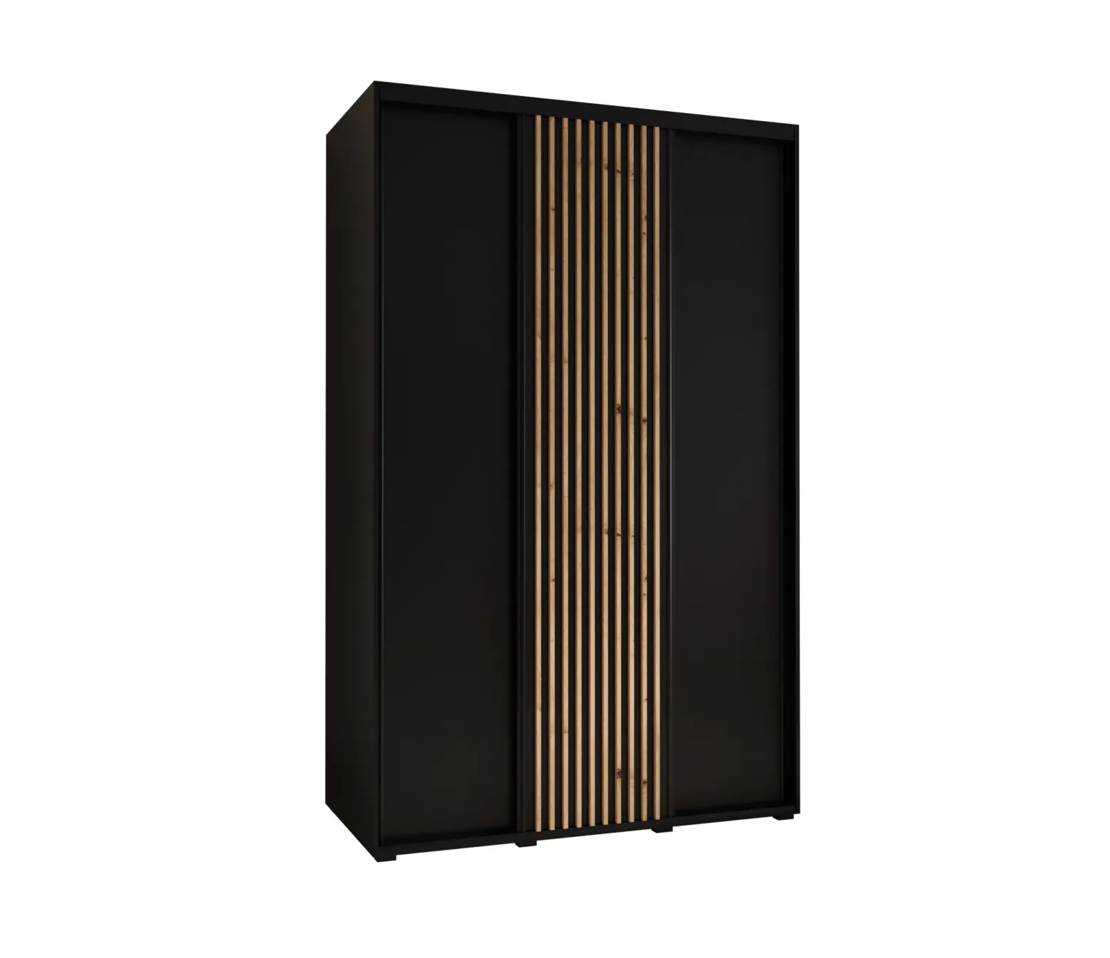 Szafa przesuwna SAPPORO 1 160 gł. 60 czarny/czarny