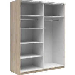 Szafa przesuwna Tetrix 153 cm dąb sonoma