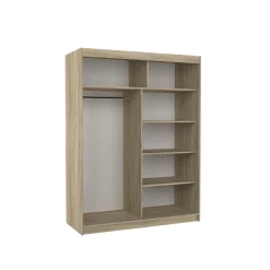 Szafa przesuwna z lustrem BALTIC 150 Choco