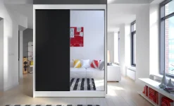 Szafa przesuwna z lustrem JORDI 150 White
