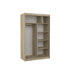Szafa przesuwna z lustrem TIBAGO 120 Black
