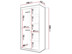 Szafa Riflo Slim 2 100