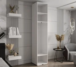 Szafa ubraniowa Garderoba INOVA 2 0,5SZ kaszmir+czarny