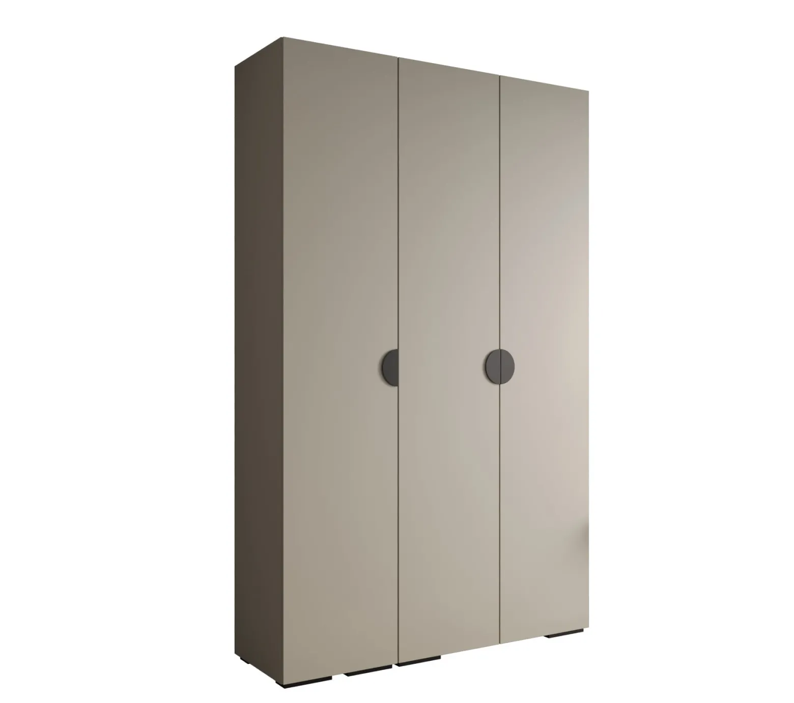Szafa ubraniowa Garderoba INOVA 4 1,5SZ kaszmir+czarny