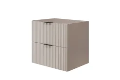 Szafka pod umywalkę, kaszmir/dąb Craft 140 (2 x 60 + 20) x 77 x 46 cm